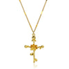 Wholesale Necklace Copper Goldplated Geometric Leaves Pattern Electroplating Unisex