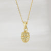 Wholesale Necklace Copper Goldplated Hazelnut Pine Cone O Word Chain For Women