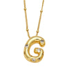 Wholesale Necklace Copper Goldplated Inlaid Zircon With Letters Pattern Ochain