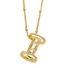 Wholesale Necklace Copper Goldplated Inlaid Zircon With Letters Pattern Ochain