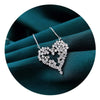 Wholesale Necklace Copper Heartshaped Mixed Gem Inlay With Zircon Ochain