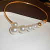Wholesale Necklace Copper Imitation Pearl Geometric Retro High Elegant For Women