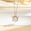 Wholesale Necklace Copper Inlaid Colorful Diamond Turtle Light Luxury Electroplating O Chain For Women