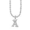 Wholesale Necklace Copper Inlaid Zircon Letter Hip Hop Men's Melon Seed Chain