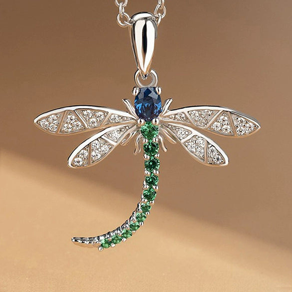 Wholesale Necklace Copper Insects Zirconia Inlay Ochain For Women