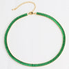Wholesale Necklace Copper 18K Rectangular Horizontal Claw Chain Diamond Zircon Women's