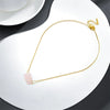Wholesale Necklace Copper Mixed Gem Inlay Geometric Electroplating For Women