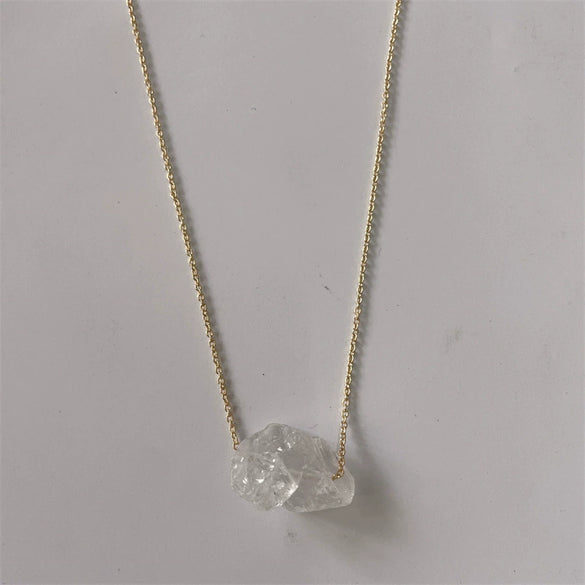 Wholesale Necklace Copper Mixed Gem Inlay Geometric Electroplating For Women