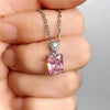 Wholesale Necklace Copper Mixed Gem Inlay Geometric Style Ochain For Women
