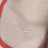 Wholesale Necklace Copper Mixed Gem Inlay Geometric Style Smiley Face Pendant Ochain