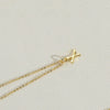 Wholesale Necklace Copper Ochain Electroplating Letters Numbers Text Pendant For Women