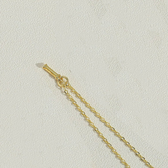 Wholesale Necklace Copper Ochain Electroplating Letters Numbers Text Pendant For Women