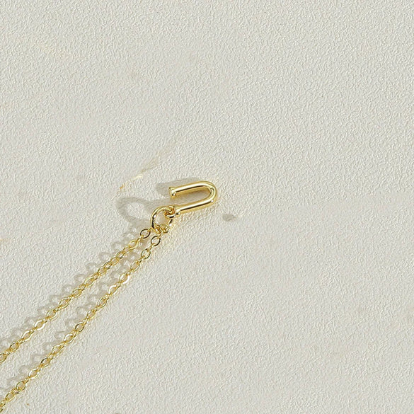 Wholesale Necklace Copper Ochain Electroplating Letters Numbers Text Pendant For Women