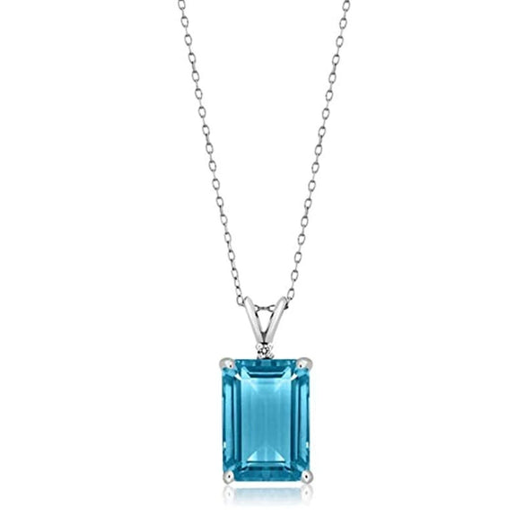 Wholesale Necklace Copper Ochain Square Geometric Mixed Gem Inlay Zircon Pendant For Women