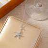 Wholesale Necklace Copper Ochain Starfish Pendant Electroplating Bohemian Ocean Style