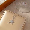 Wholesale Necklace Copper Ochain Starfish Pendant Electroplating Bohemian Ocean Style