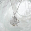 Wholesale Necklace Copper Pearl Starfish Shell Little Fresh Electroplating Unisex