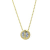 Wholesale Necklace Copper Plated Geometric Round Hollow Pendant With Letters Numbers Text Electroplating