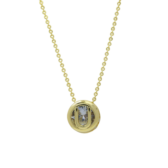 Wholesale Necklace Copper Plated Geometric Round Hollow Pendant With Letters Numbers Text Electroplating