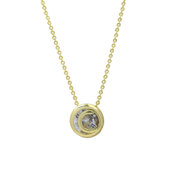 Wholesale Necklace Copper Plated Geometric Round Hollow Pendant With Letters Numbers Text Electroplating