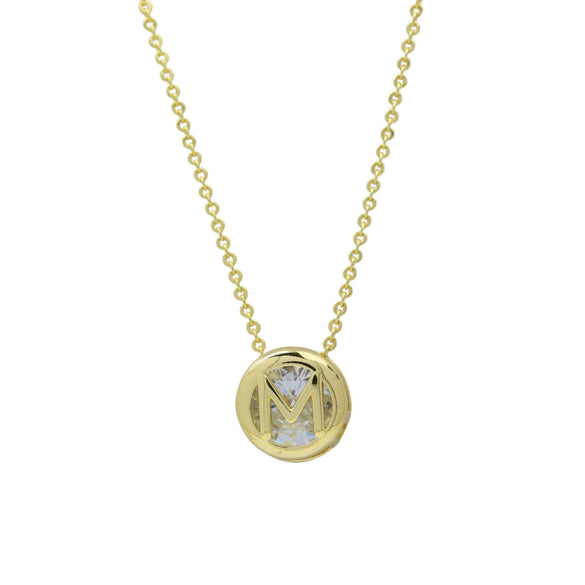 Wholesale Necklace Copper Plated Geometric Round Hollow Pendant With Letters Numbers Text Electroplating