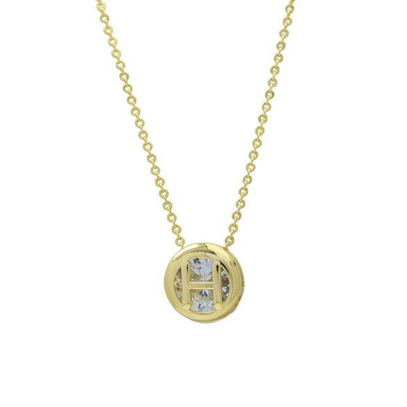 Wholesale Necklace Copper Plated Geometric Round Hollow Pendant With Letters Numbers Text Electroplating