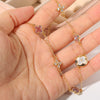 Wholesale Necklace Copper Plated Gold Clover Snowflake Heart Shape Star Pendant