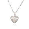Wholesale Necklace Copper Plated Gold Zircon Geometric Love Pendant Simple Light Luxury Style For Female