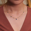 Wholesale Necklace Copper Plated With Real Gold Geometric Style Electroplating For Women