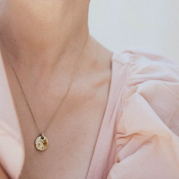 Wholesale Necklace Copper Retro Geometric Irregular Gold Plated