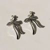 Wholesale Necklace Copper Snake Bone Chain Bow Bead Pendant Titanium Steel Vacuum Electroplated