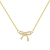 Wholesale Necklace Copper Snake Bone Chain Bow Bead Pendant Titanium Steel Vacuum Electroplated
