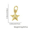 Wholesale Necklace Copper Star Pendant Electroplated Inlaid Zircon Accessories For Women