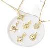 Wholesale Necklace Copper Star Pendant Electroplated Inlaid Zircon Accessories For Women