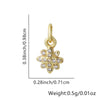 Wholesale Necklace Copper Star Pendant Electroplated Inlaid Zircon Accessories For Women