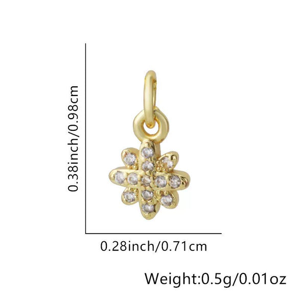 Wholesale Necklace Copper Star Pendant Electroplated Inlaid Zircon Accessories For Women