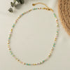 Wholesale Necklace Copper Titanium Steel Geometric Natural Handmade Beaded