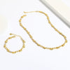 Wholesale Necklace Copper Xshaped Inlay Zircon