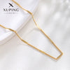 Wholesale Necklace Copper Zinc Alloy Sequined Side Chain Electroplated For Women