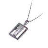 Wholesale Necklace Copper Zircon Geometric Electroplating Pendant For Ladies