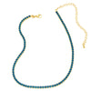 Wholesale Necklace Copper Zircon Geometric Hiphop Style Electroplating