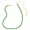 Wholesale Necklace Copper Zircon Geometric Hiphop Style Electroplating