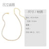 Wholesale Necklace Copper Zircon Geometric Hiphop Style Electroplating