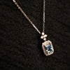 Wholesale Necklace Copper Zircon Geometric Light Luxury Ochain Pendant For Women