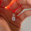Wholesale Necklace Copper Zircon Geometric Light Luxury Ochain Pendant For Women