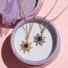 Wholesale Necklace Copper Zircon Geometric Retro Literature And Art Style With Diamond Inlay