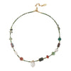Wholesale Necklace Czech Beads Natural Freshwater Pearls Red Agate Copper Geometric Electroplated O Word Chain For Women