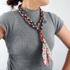 Wholesale Necklace Fabric Hand Woven Geometric Rice Beads