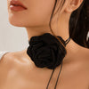 Wholesale Necklace Fabric Wax Thread Winding Geometric Flower Handmade Retro Style