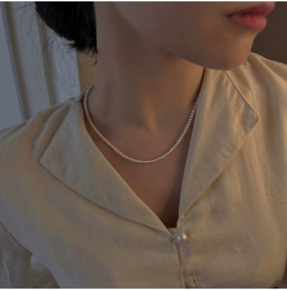 Wholesale Necklace Freshwater Pearl Copper Handmade Fashion Natural Style For Women